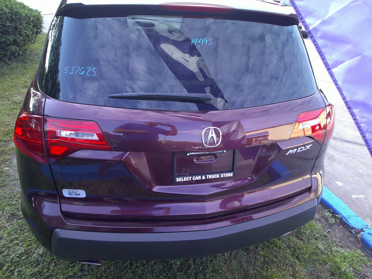 2008 BURGUNDY ACURA MDX BASE (2HNYD28228H) , located at 390 Hansen Avenue, Orange Park, FL, 32065, (904) 276-7933, 30.130497, -81.787529 - Photo#5